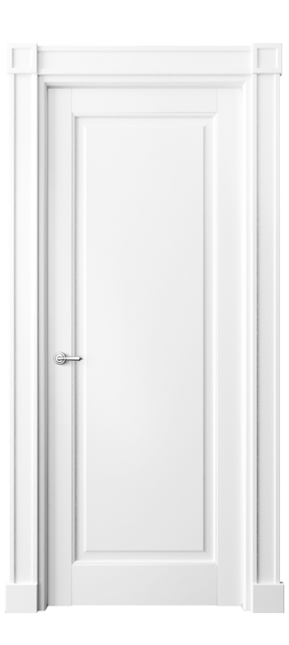 Межкомнатная дверь Тоскана Плано 6301 Матовый белоснежный  Цена 1005775 ₸ | Volhovec