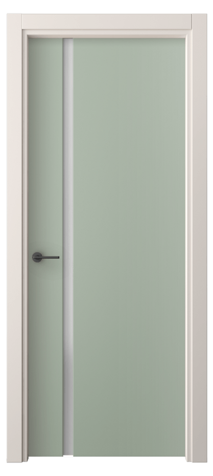 Межкомнатная дверь Фридом 4222 ПЭТ светло-оливковый Сатинированное стекло Цена 250230 ₸ | Volhovec