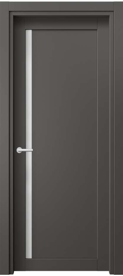 Дверь межкомнатная Нео 2110 ПЭТ графитовый Сатинированное стекло Гладкий классический наличник ПЭГФ Цена 201844 ₸ Наличники уже входят в базовый комплект. Фабрика дверей Волховец 8 (800) 551 43 19 Межкомнатная дверь Нео 2110 ПЭТ графитовый Сатинированное стекло Цена 201844 ₸ | Volhovec