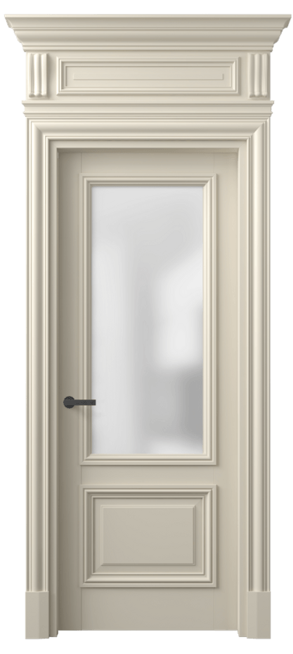 Межкомнатная дверь Antique 7302 Бук бежево-серый Сатинированное стекло Цена 764920 ₸ | Volhovec