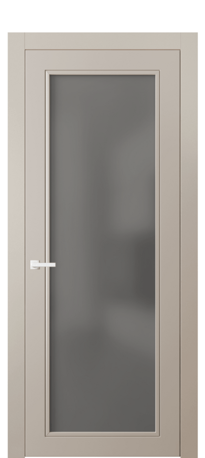 Дверь межкомнатная Neo Classic 8000 Матовый светло-бежевый Сатинированное серое стекло, триплекс Гладкий компланарный наличник МСБЖ Цена 466120 ₸ Наличники уже входят в базовый комплект. Фабрика дверей Волховец 8 (800) 551 43 19 Межкомнатная дверь Neo Classic 8000 Матовый светло-бежевый Сатинированное серое стекло, триплекс Цена 466120 ₸ | Volhovec