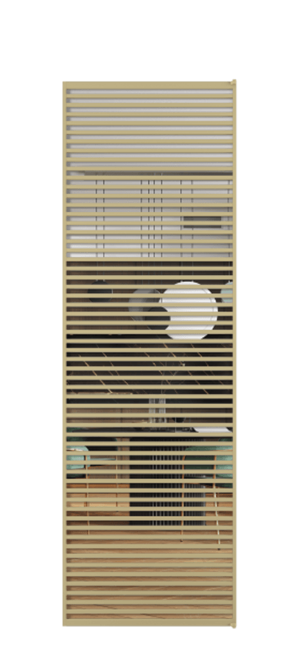 Алюминиевая дверь АЛПЛ040.07  Прозрачное стекло "Кристал Вижн", калёное Цена 1738271  | Volhovec