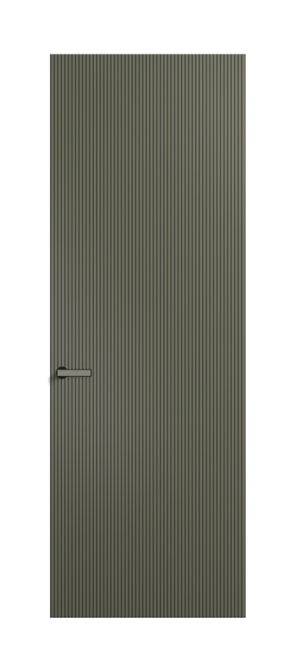 Межкомнатная дверь Velvet АКУ 8201 Матовый оливковый тёмный. Цена 516000  | Volhovec