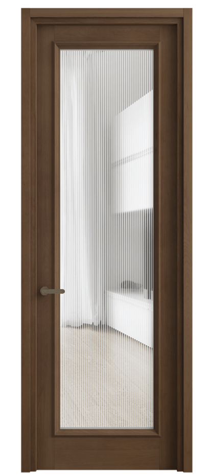 Дверь межкомнатная Шарм 6702 Бук тёмный матовый Рифлёное стекло "Дюна", триплекс Узкий классический наличник БТМ Цена 884512 ₸ Наличники уже входят в базовый комплект. Фабрика дверей Волховец 8 (800) 551 43 19 Межкомнатная дверь Шарм 6702 Бук тёмный матовый Рифлёное стекло "Дюна", триплекс Цена 884512 ₸ | Volhovec