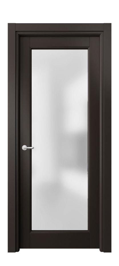 Межкомнатная дверь Тоскана Ромбо 6300 Матовый антрацит Сатинированное стекло Цена 697780 ₸ | Volhovec