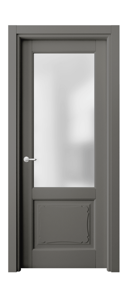 Дверь межкомнатная Toscana Elegante 6322 Бук классический серый Сатинированное стекло Гладкий наличник БКЛС Цена 458260 ₸ Наличники уже входят в базовый комплект. Фабрика дверей Волховец 8 (800) 551 43 19 Межкомнатная дверь Toscana Elegante 6322 Бук классический серый Сатинированное стекло Цена 458260 ₸ | Volhovec