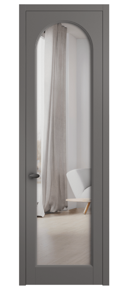 Дверь межкомнатная Палаццо 6804 Матовый классический серый Двустороннее зеркало, триплекс 0536 МКЛС Цена 748659 ₸ Наличники уже входят в базовый комплект. Фабрика дверей Волховец 8 (800) 551 43 19 Межкомнатная дверь Палаццо 6804 Матовый классический серый Двустороннее зеркало, триплекс Цена 748659 ₸ | Volhovec