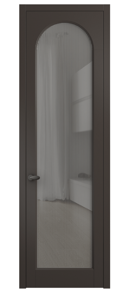 Дверь межкомнатная Palazzo 6804 Матовый антрацит Рифлёное серое стекло "Дюна", триплекс 0536 МАН Цена 642900 ₸ Наличники уже входят в базовый комплект. Фабрика дверей Волховец 8 (800) 551 43 19 Межкомнатная дверь Palazzo 6804 Матовый антрацит Рифлёное серое стекло "Дюна", триплекс Цена 642900 ₸ | Volhovec