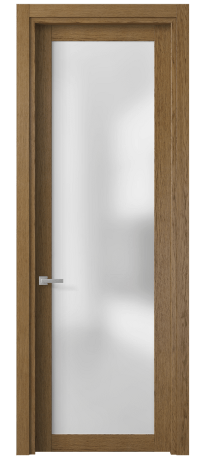 Межкомнатная дверь Planum 2102 Дуб янтарный Сатинированное стекло. Цена 378760 ₸ | Volhovec
