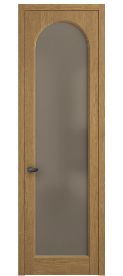 Межкомнатная дверь Palazzo 6804 Дуб солнечный матовый Сатинированное бронзовое стекло, триплекс Цена 924900 ₸ | Volhovec