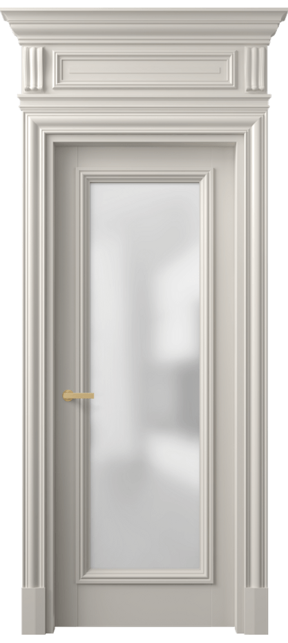 Межкомнатная дверь Antique 7300 Бук облачный серый Сатинированное стекло Цена 956150 ₸ | Volhovec