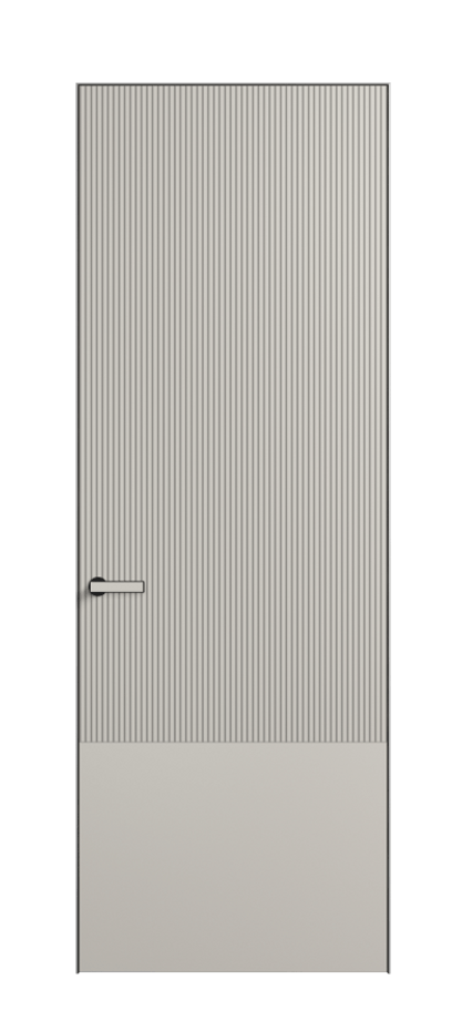 Дверь межкомнатная Velvet 8203 Матовый облачно-серый. Скрытый короб Черный Цена 305500 . Фабрика дверей Волховец 8 (800) 551 43 19 Межкомнатная дверь Velvet 8203 Матовый облачно-серый. Цена 305500 | Volhovec