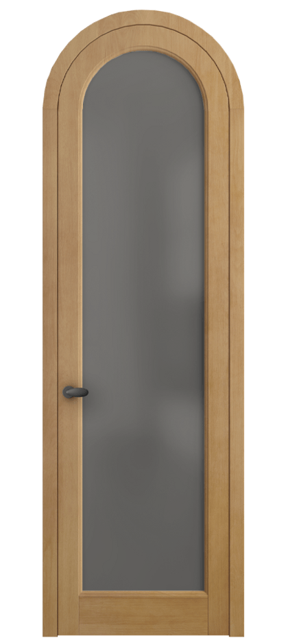 Межкомнатная дверь Palazzo 6814 Бук натуральный матовый Сатинированное серое стекло, триплекс Цена 1071700 ₸ | Volhovec