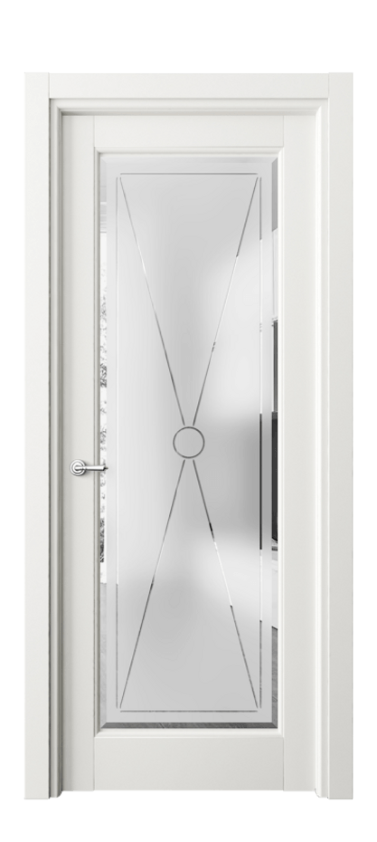 Межкомнатная дверь Тоскана Литера 6300 Матовый серый Сатинированное стекло с гравировкой «LITERA» Цена 712900 ₸ | Volhovec