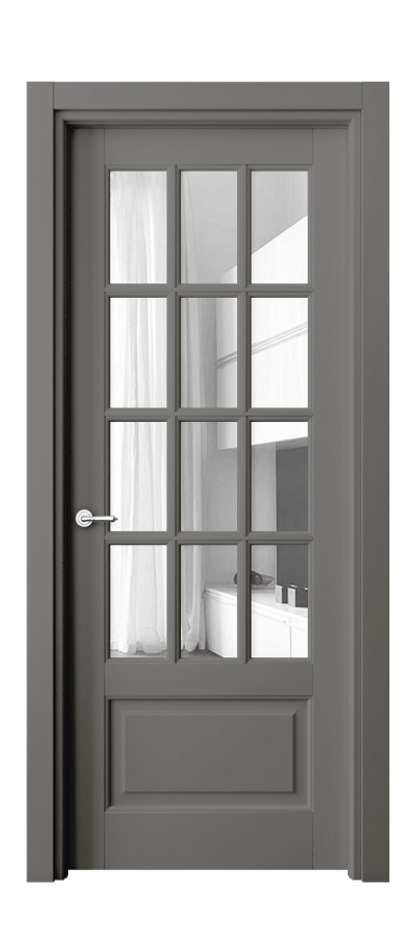 Дверь межкомнатная Toscana Grigliato 6313 Бук классический серый Прозрачное стекло Гладкий наличник БКЛС Цена 712600 ₸ Наличники уже входят в базовый комплект. Фабрика дверей Волховец 8 (800) 551 43 19 Межкомнатная дверь Toscana Grigliato 6313 Бук классический серый Прозрачное стекло Цена 712600 ₸ | Volhovec