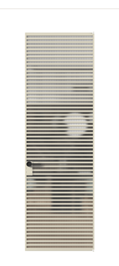 Алюминиевая дверь АЛПЛ040.07 Алюминий бежево-серый Декоративное стекло с сеткой "Mesh silver", триплекс, 6 мм Цена 1142240  | Volhovec