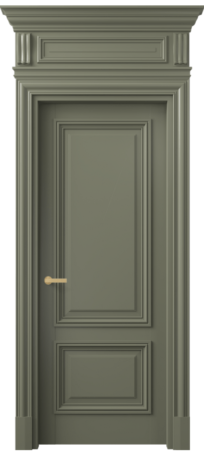 Межкомнатная дверь Антик 7303 Матовый оливковый тёмный  Цена 1240664 ₸ | Volhovec