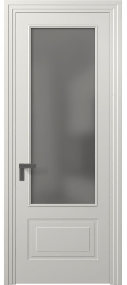 Межкомнатная дверь Rocca 8342 Матовый серый Сатинированное серое стекло, триплекс Цена 413831 ₸ | Volhovec