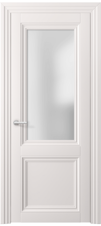 Межкомнатная дверь Centro 2524 ПЭТ кремово-серый Сатинированное стекло Цена 220640 ₸ | Volhovec