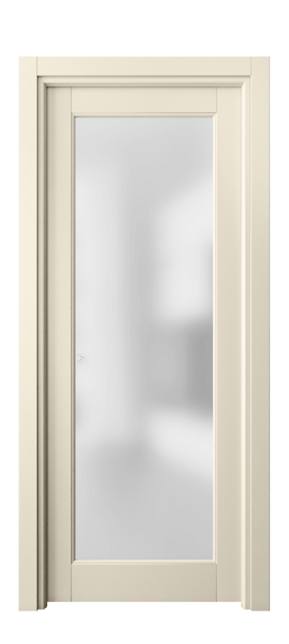 Межкомнатная дверь Toscana Elegante 6300 Бук марципановый Сатинированное стекло. Цена 389990 #CURRENCY# | Volhovec