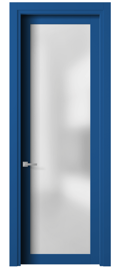 Межкомнатная дверь Planum 2102 Матовый белоснежный Сатинированное стекло Цена 385300 ₸ | Volhovec