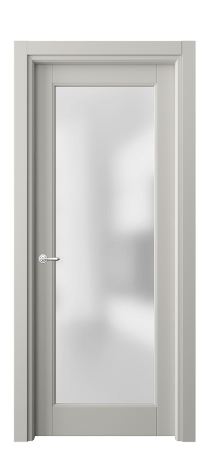 Межкомнатная дверь Toscana Elegante 6300 Бук тёплый серый Сатинированное стекло Цена 555980 ₸ | Volhovec