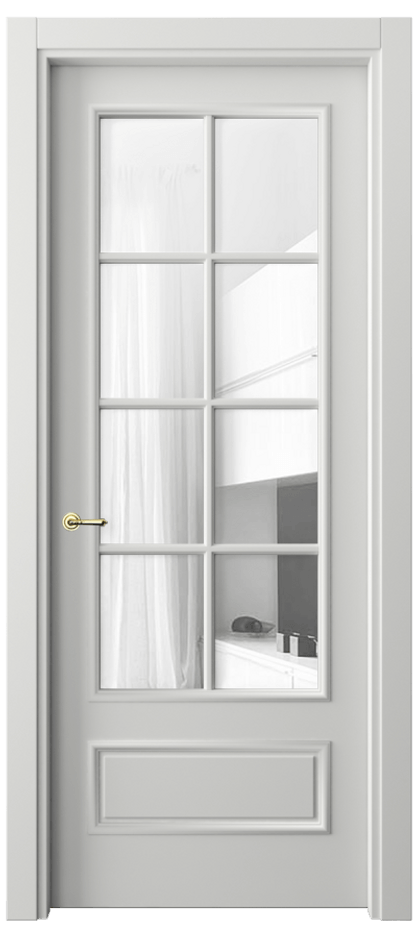 Дверь межкомнатная Paris 8112 Матовый светло-серый Прозрачное стекло, 4 мм Гладкий наличник МССР Цена 451770 ₸ Наличники уже входят в базовый комплект. Фабрика дверей Волховец 8 (800) 551 43 19 Межкомнатная дверь Paris 8112 Матовый светло-серый Прозрачное стекло, 4 мм Цена 451770 ₸| Volhovec