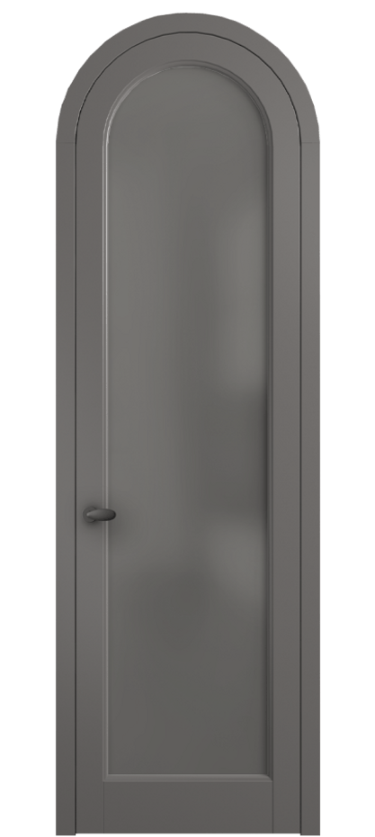 Межкомнатная дверь Palazzo 6814 Матовый классический серый Сатинированное серое стекло, триплекс Цена 781000 ₸ | Volhovec