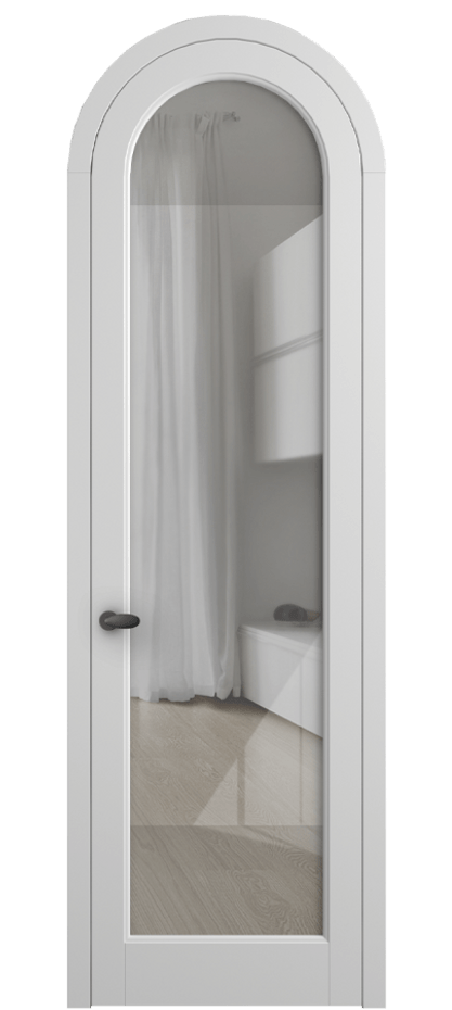 Дверь межкомнатная Палаццо 6814 Матовый белоснежный Рефлективное прозрачное стекло "Stopsol", калёное 0536R МБЛ Цена 1006682 ₸ Наличники уже входят в базовый комплект. Фабрика дверей Волховец 8 (800) 551 43 19 Межкомнатная дверь Палаццо 6814 Матовый белоснежный Рефлективное прозрачное стекло "Stopsol", калёное Цена 1006682 ₸ | Volhovec