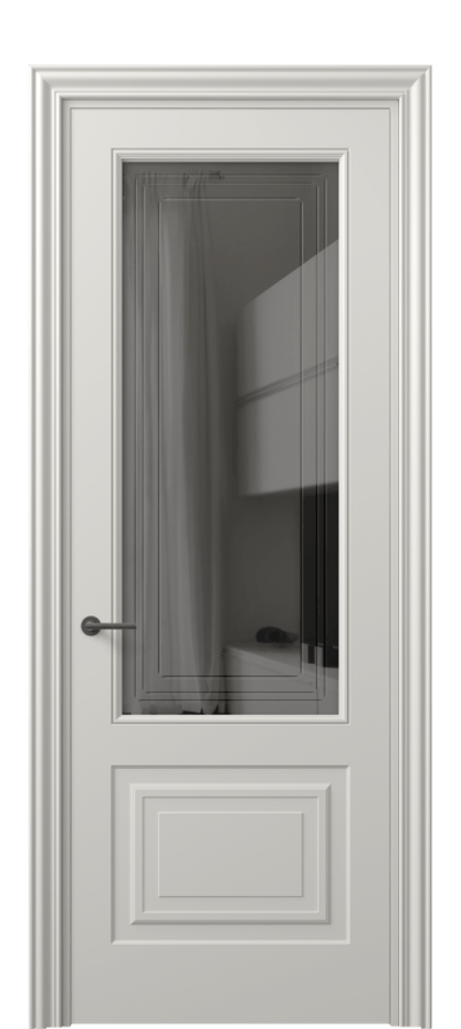 Дверь межкомнатная Маскот 8452 Матовый тёплый серый Прозрачное серое стекло с гравировкой "Грани", триплекс Фигурный наличник МТСР Цена 623692 ₸ Наличники уже входят в базовый комплект. Фабрика дверей Волховец 8 (800) 551 43 19 Межкомнатная дверь Маскот 8452 Матовый тёплый серый Прозрачное серое стекло с гравировкой "Грани", триплекс Цена 623692 ₸ | Volhovec