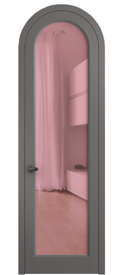 Дверь межкомнатная Palazzo 6814 Матовый классический серый Прозрачное розовое стекло, триплекс, 6мм 0536R МКЛС Цена 735000 ₸ Наличники уже входят в базовый комплект. Фабрика дверей Волховец 8 (800) 551 43 19 Межкомнатная дверь Palazzo 6814 Матовый классический серый Прозрачное розовое стекло, триплекс, 6мм Цена 735000 ₸ | Volhovec