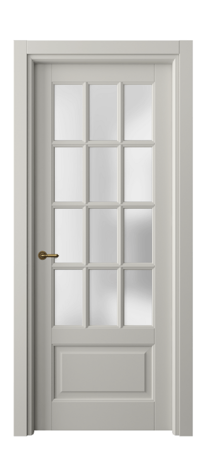 Межкомнатная дверь Toscana Grigliato 6313 Бук тёплый серый Сатинированное стекло Цена 537130 ₸ | Volhovec