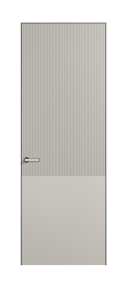 Дверь межкомнатная Вельвет АКП 8205 Матовый облачно-серый. Скрытый короб Черный Цена 532746 . Фабрика дверей Волховец 8 (800) 551 43 19 Межкомнатная дверь Вельвет АКП 8205 Матовый облачно-серый. Цена 532746 | Volhovec