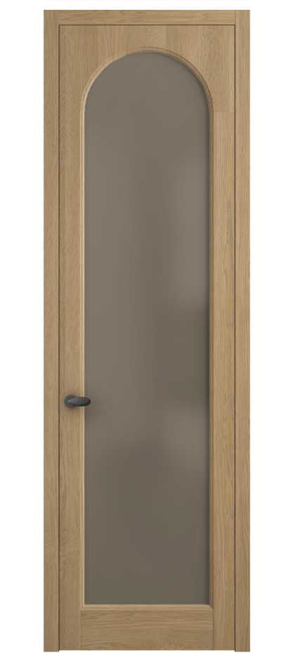 Межкомнатная дверь Palazzo 6804 Дуб соломенный матовый Сатинированное бронзовое стекло, триплекс Цена 924900 ₸ | Volhovec