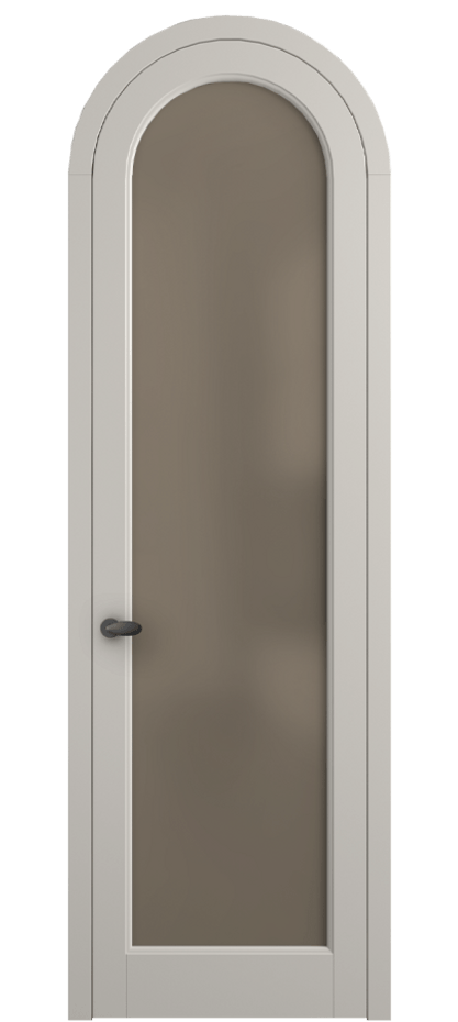 Межкомнатная дверь Palazzo 6814 Матовый облачно-серый Сатинированное бронзовое стекло, триплекс Цена 781000 ₸ | Volhovec