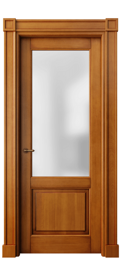 Межкомнатная дверь Toscana Plano 6302 Бук светлый с патиной Сатинированное стекло Цена 703470 ₸ | Volhovec