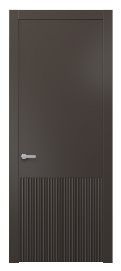 Дверь межкомнатная Alba АКП 8645 Матовый антрацит Гладкий компланарный наличник МАН Цена 333800 ₸ Наличники уже входят в базовый комплект. Фабрика дверей Волховец 8 (800) 551 43 19 Межкомнатная дверь Alba АКП 8645 Матовый антрацит Цена 333800 ₸ | Volhovec