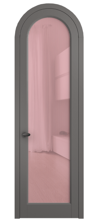 Дверь межкомнатная Palazzo 6814 Матовый классический серый Рифлёное розовое стекло "Дюна", триплекс 0536R МКЛС Цена 818400 ₸ Наличники уже входят в базовый комплект. Фабрика дверей Волховец 8 (800) 551 43 19 Межкомнатная дверь Palazzo 6814 Матовый классический серый Рифлёное розовое стекло "Дюна", триплекс Цена 818400 ₸ | Volhovec