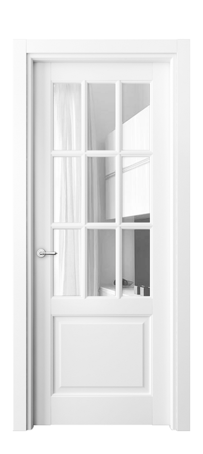 Дверь межкомнатная Тоскана Грильято 6312 Матовый белоснежный Прозрачное стекло Гладкий наличник МБЛ Цена 845956 ₸ Наличники уже входят в базовый комплект. Фабрика дверей Волховец 8 (800) 551 43 19 Межкомнатная дверь Тоскана Грильято 6312 Матовый белоснежный Прозрачное стекло Цена 845956 ₸ | Volhovec