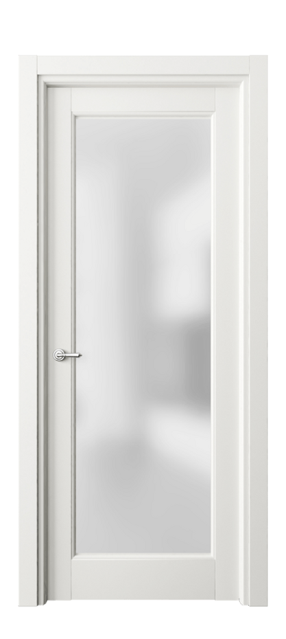 Межкомнатная дверь Тоскана Элегантэ 6300 Матовый серый Сатинированное стекло Цена 715168 ₸ | Volhovec