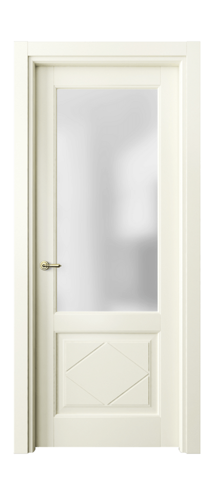 Межкомнатная дверь Тоскана Ромбо 6342 Матовый молочно-белый Сатинированное стекло Цена 718948 ₸ | Volhovec