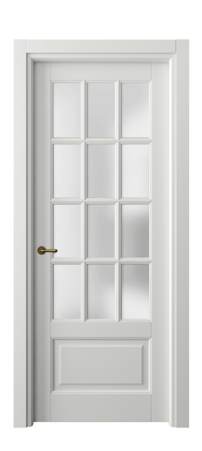 Межкомнатная дверь Toscana Grigliato 6313 Бук светло-серый Сатинированное стекло Цена 712600 ₸ | Volhovec