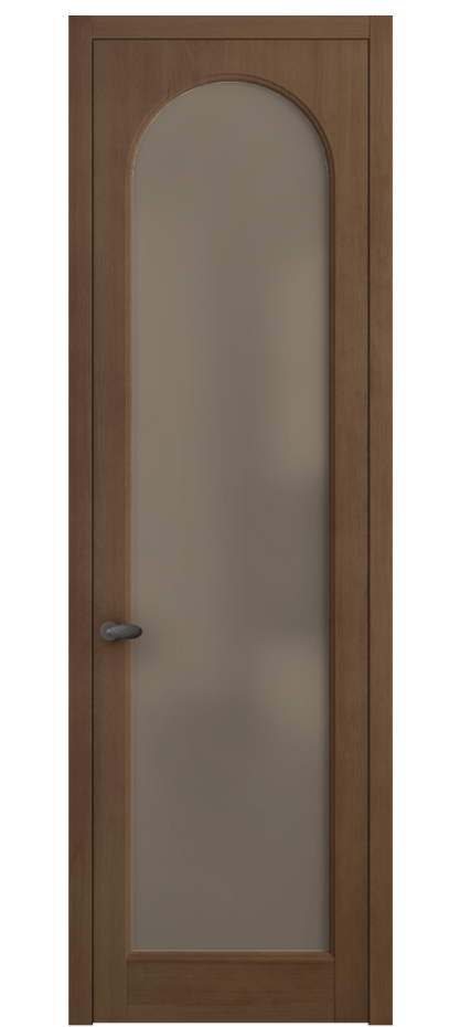 Межкомнатная дверь Palazzo 6804 Бук тёмный матовый Сатинированное бронзовое стекло, триплекс Цена 756800 ₸ | Volhovec