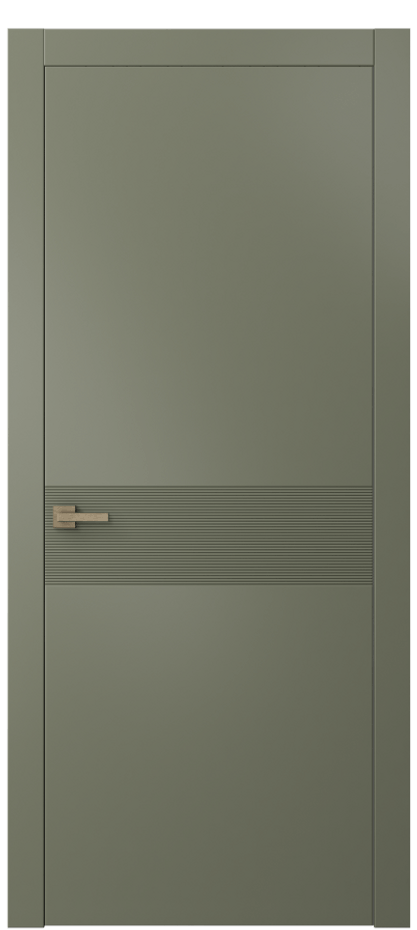 Межкомнатная дверь Линия 8041 Матовый оливковый тёмный  Цена 436960 ₸ | Volhovec