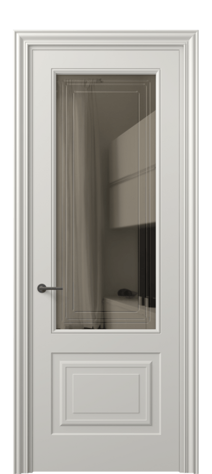 Дверь межкомнатная Mascot 8452 Матовый тёплый серый Прозрачное бронзовое стекло с гравировкой "Грани", триплекс, 7 мм Фигурный наличник МТСР Цена 484220 ₸ Наличники уже входят в базовый комплект. Фабрика дверей Волховец 8 (800) 551 43 19 Межкомнатная дверь Mascot 8452 Матовый тёплый серый Прозрачное бронзовое стекло с гравировкой "Грани", триплекс, 7 мм Цена 484220 ₸ | Volhovec