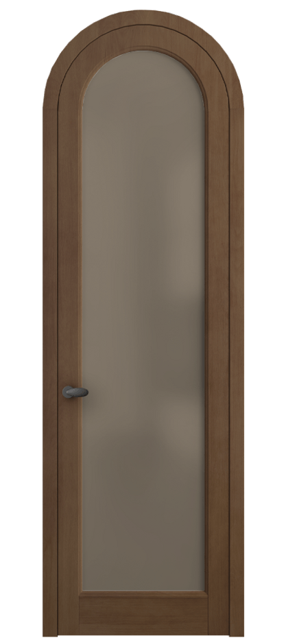 Межкомнатная дверь Palazzo 6814 Бук тёмный матовый Сатинированное бронзовое стекло, триплекс Цена 1071700 ₸ | Volhovec