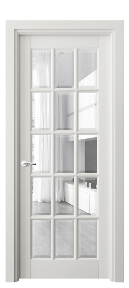 Дверь межкомнатная Лигнум 0708 Матовый серый Прозрачное стекло с фацетом Гладкий наличник МСР Цена 909460 ₸ Наличники уже входят в базовый комплект. Фабрика дверей Волховец 8 (800) 551 43 19 Межкомнатная дверь Лигнум 0708 Матовый серый Прозрачное стекло с фацетом Цена 909460 ₸ | Volhovec