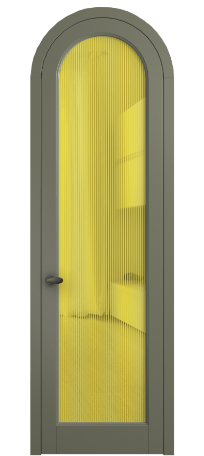 Дверь межкомнатная Palazzo 6814 Матовый оливковый тёмный Рифлёное желтое стекло "Дюна", триплекс 0536R МОТ Цена 818400 ₸ Наличники уже входят в базовый комплект. Фабрика дверей Волховец 8 (800) 551 43 19 Межкомнатная дверь Palazzo 6814 Матовый оливковый тёмный Рифлёное желтое стекло "Дюна", триплекс Цена 818400 ₸ | Volhovec