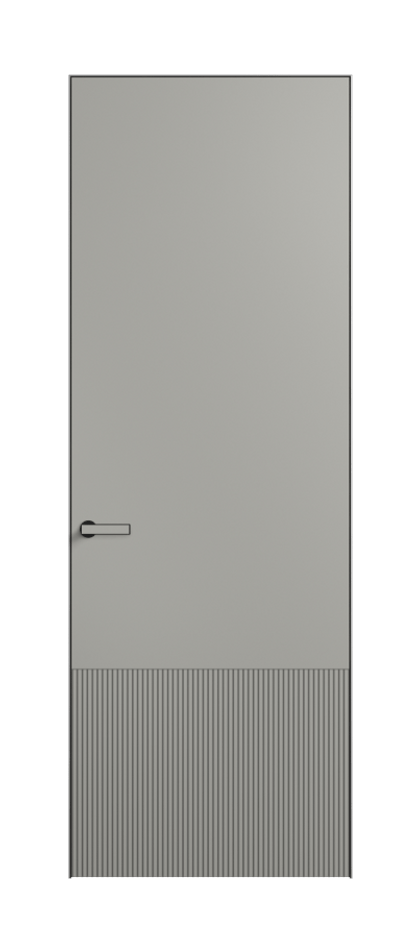 Дверь межкомнатная Вельвет 8202 Матовый нейтральный серый. Скрытый короб Черный Цена 491166 . Фабрика дверей Волховец 8 (800) 551 43 19 Межкомнатная дверь Вельвет 8202 Матовый нейтральный серый. Цена 491166 | Volhovec