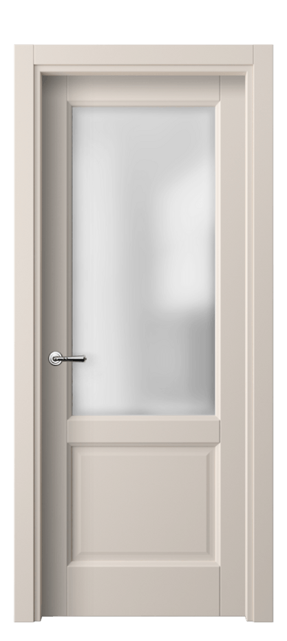 Дверь межкомнатная Галант 1422 ПЭТ пудровый бежевый Сатинированное стекло Гладкий наличник ПЭПБ Цена 221198 ₸ Наличники уже входят в базовый комплект. Фабрика дверей Волховец 8 (800) 551 43 19 Межкомнатная дверь Галант 1422 ПЭТ пудровый бежевый Сатинированное стекло Цена 221198 ₸ | Volhovec